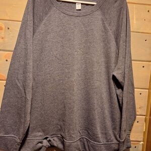 Old Navy Charcoal Long Sleeve Top